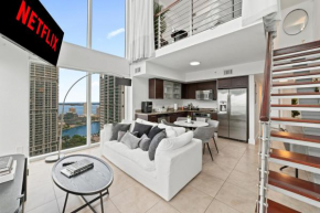 Skyline Serenity - Brickell On The River 1901 - Bi-Level Loft with Breathtaking Views On The Ocean